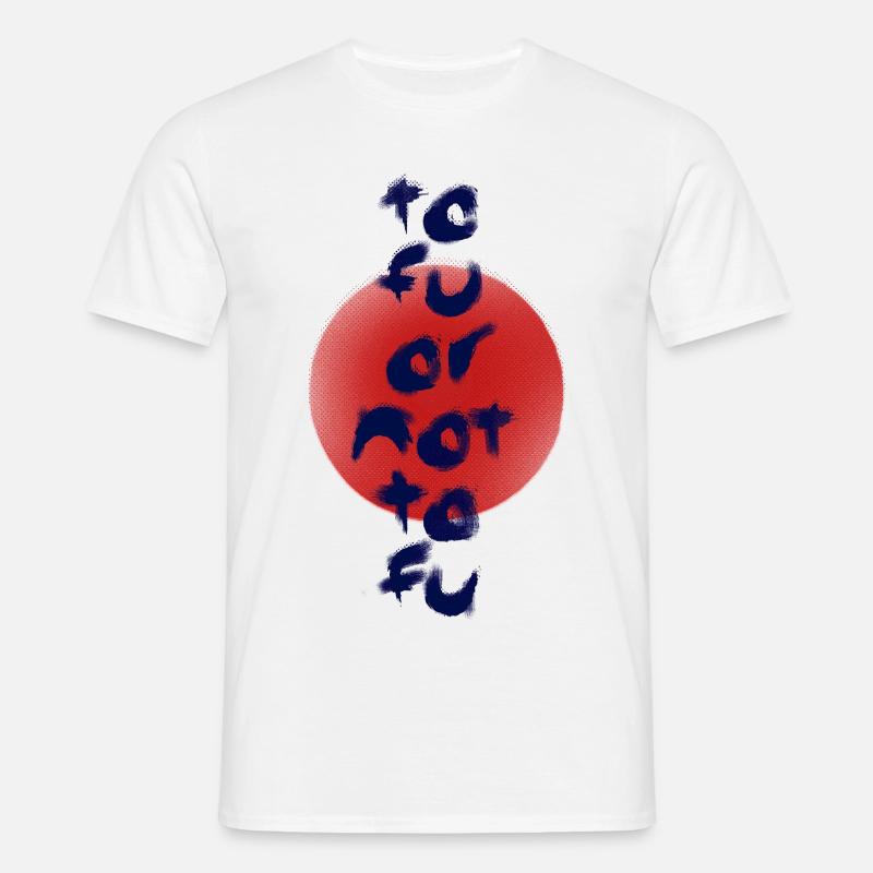 Tofu oder nicht Tofu - Männer T-Shirt - Weiß