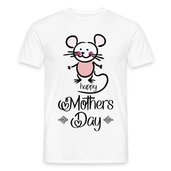 Muttertag - Männer T-Shirt - Weiß - Vorne - AI Model Male 178 dark (178cm)