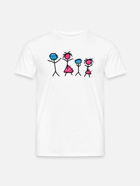 Family - Männer T-Shirt - Weiß