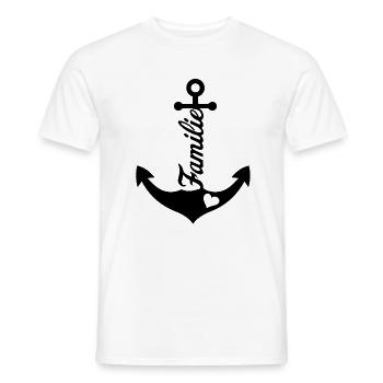 Anker Maritime Meer Segeln - Männer T-Shirt - Weiß - Vorne - AI Model Male 178 dark (178cm)
