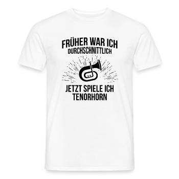 Tenorhorn Tenorhornspieler Tenorhornist - Männer T-Shirt - Weiß - Vorne - AI Model Male 178 dark (178cm)