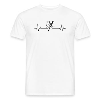 Bassoon Bassoon Bassoon Player Bassoonist - Men's T-Shirt - white - Front - AI Model Male 178 dark (178cm)
