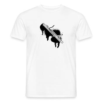 Bassoon Bassoon Bassoon Player Bassoonist - Men's T-Shirt - white - Front - AI Model Male 178 dark (178cm)