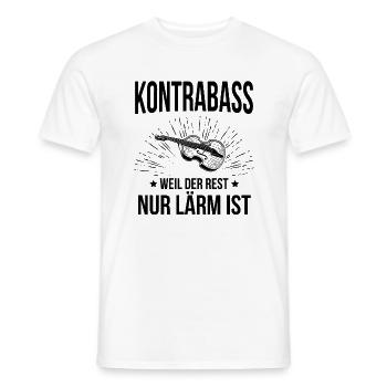 Kontrabass Kontrabassspieler Kontrabassist - Männer T-Shirt - Weiß - Vorne - AI Model Male 178 dark (178cm)
