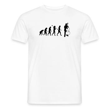 Double bass Double bass player Double bass player - Men's T-Shirt - white - Front - AI Model Male 178 dark (178cm)