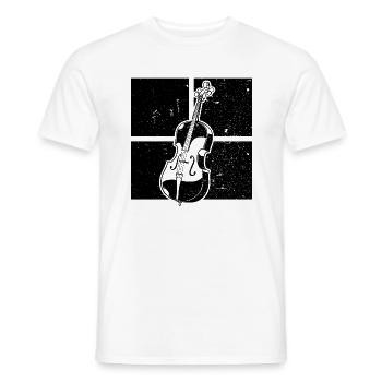 Cello Cellospieler Cellist - Männer T-Shirt - Weiß - Vorne - AI Model Male 178 dark (178cm)