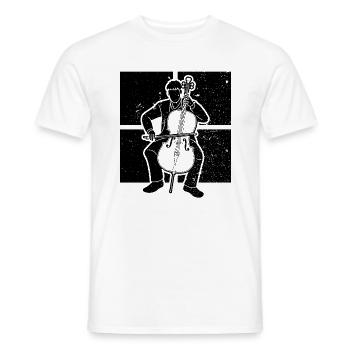 Cello Cellospieler Cellist - Männer T-Shirt - Weiß - Vorne - AI Model Male 178 dark (178cm)