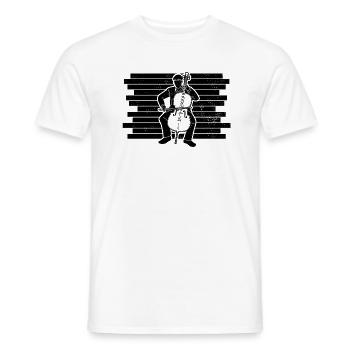 Cello Cellospieler Cellist - Männer T-Shirt - Weiß - Vorne - AI Model Male 178 dark (178cm)