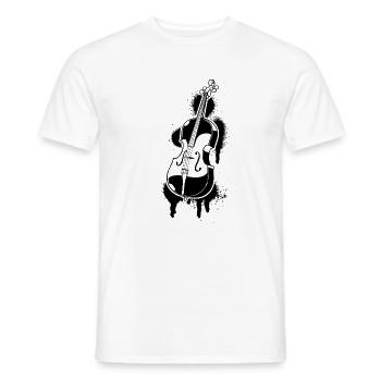 Cello Cellospieler Cellist - Männer T-Shirt - Weiß - Vorne - AI Model Male 178 dark (178cm)