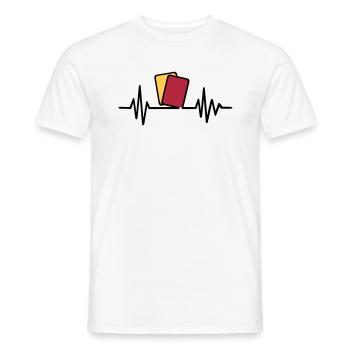 Schiedsrichter - Männer T-Shirt - Weiß - Vorne - AI Model Male 178 dark (178cm)