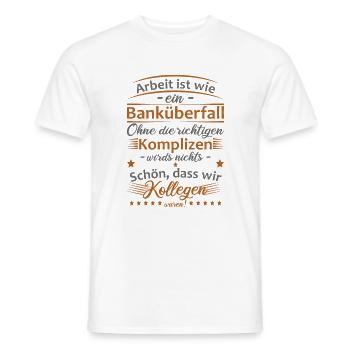 Jobwechsel Kollegen Abschied Abschiedsgeschenk Job - Männer T-Shirt - Weiß - Vorne - AI Model Male 178 dark (178cm)