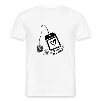 It’s A Tea Shirt Tea Gifts Slogan amusant - T-shirt homme - blanc - Devant - AI Model Male 178 dark (178cm)