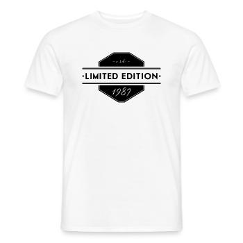 LIMITED EDITION_1987 - Männer T-Shirt - Weiß - Vorne - AI Model Male 178 dark (178cm)