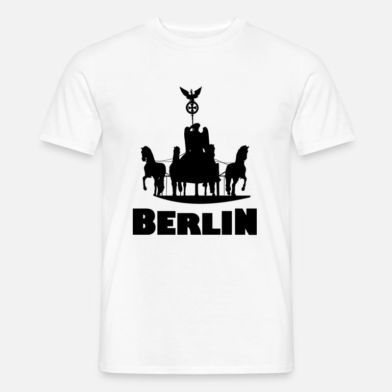 Die Hauptstadt Berlin - Männer T-Shirt - Weiß