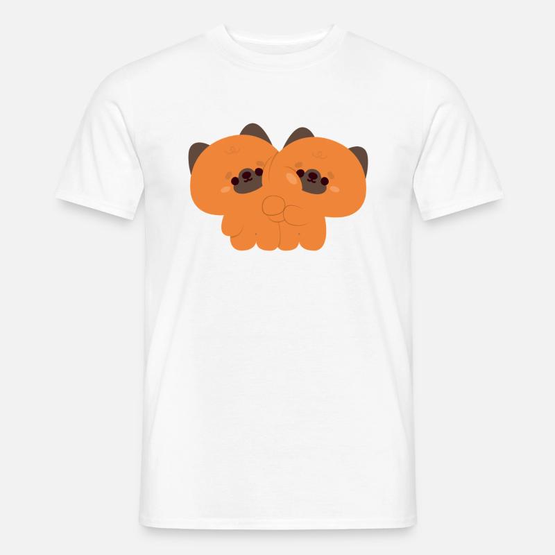 Deutscher Schäferhund-Ehepaar - Männer T-Shirt - Weiß