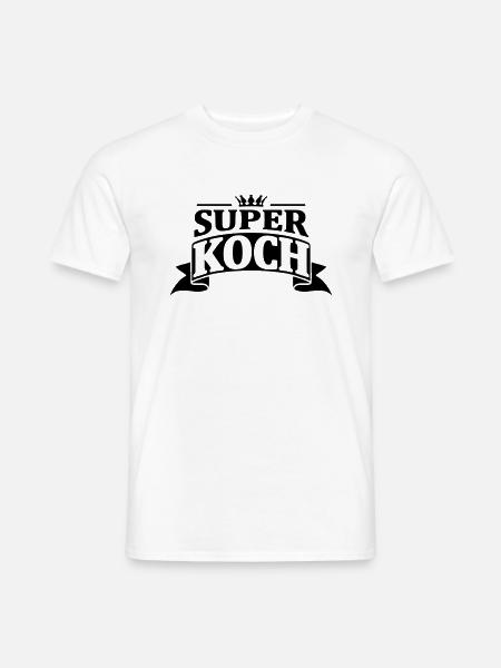 super koch - Männer T-Shirt - Weiß