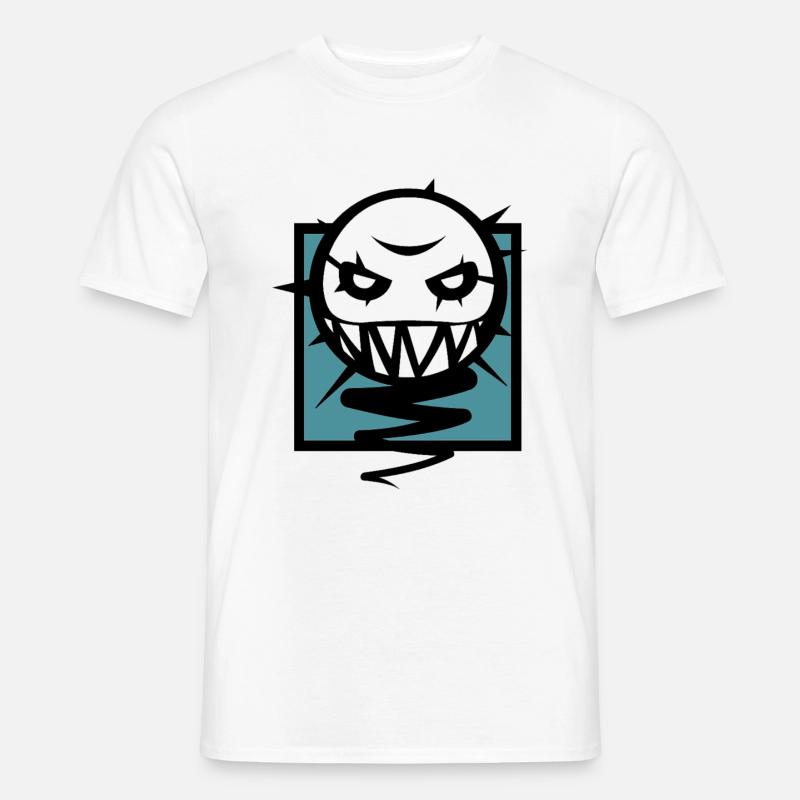 Regenbogen sechs, Ela - Männer T-Shirt - Weiß