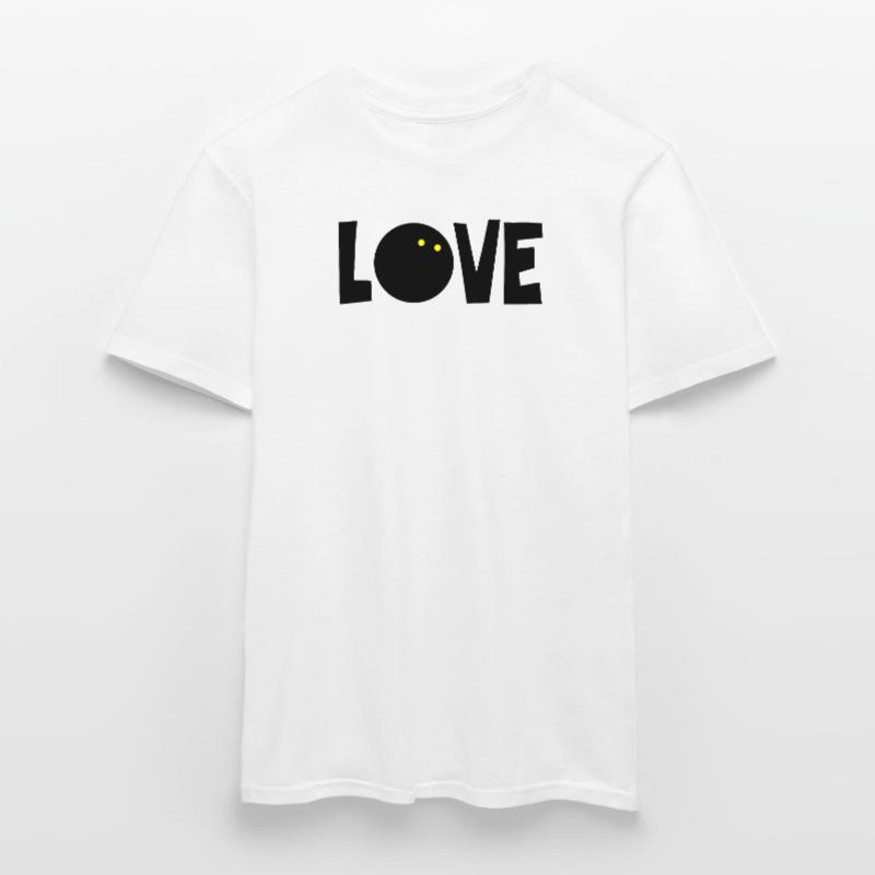 Balle de squash Squash Love Squash Player Squasher T-shirt homme