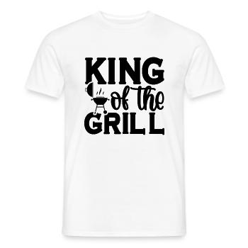 King Of The Grill - Männer T-Shirt - Weiß - Vorne - AI Model Male 178 dark (178cm)