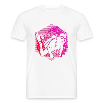 Scuba Diver Scuba Diving Free Dive Diving - Men's T-Shirt - white - Front - AI Model Male 178 dark (178cm)