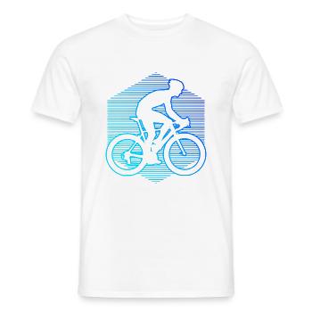 Vélo de route femme homme Cyclisme sur route Cyclisme sur route - T-shirt homme - blanc - Devant - AI Model Male 178 dark (178cm)