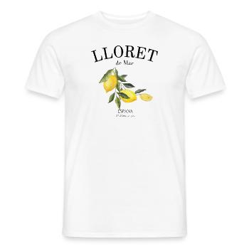 Lloret de Mar - Spanien - Saufen - Urlaub - Abitur - Männer T-Shirt - Weiß - Vorne - AI Model Male 178 dark (178cm)