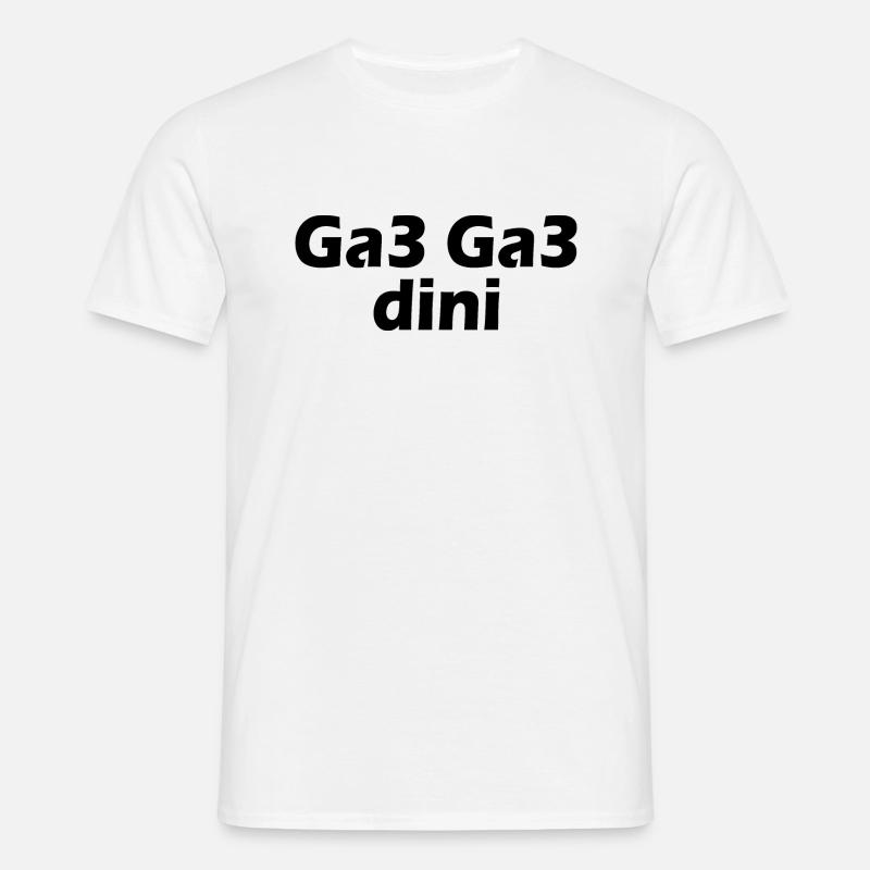 Ga3 ga3 dini - Männer T-Shirt - Weiß