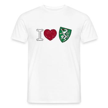I love Steiermark / vintage - Männer T-Shirt - Weiß - Vorne - AI Model Male 178 dark (178cm)