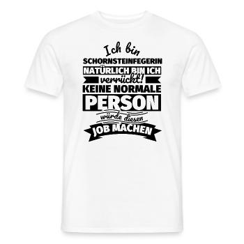 Schornsteinfegerin Geschenke - Männer T-Shirt - Weiß - Vorne - AI Model Male 178 dark (178cm)