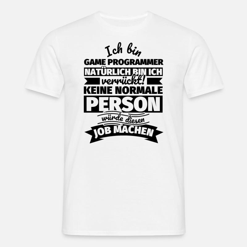 Game Programmer Geschenke - Männer T-Shirt - Weiß