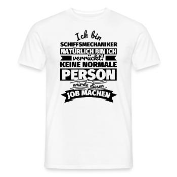 Schiffsmechaniker Geschenke - Männer T-Shirt - Weiß - Vorne - AI Model Male 178 dark (178cm)