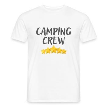 Équipe de camping - T-shirt homme - blanc - Devant - AI Model Male 178 dark (178cm)