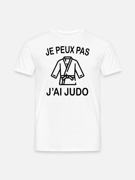 Je Peux Pas J'ai Judo - T-shirt homme - blanc