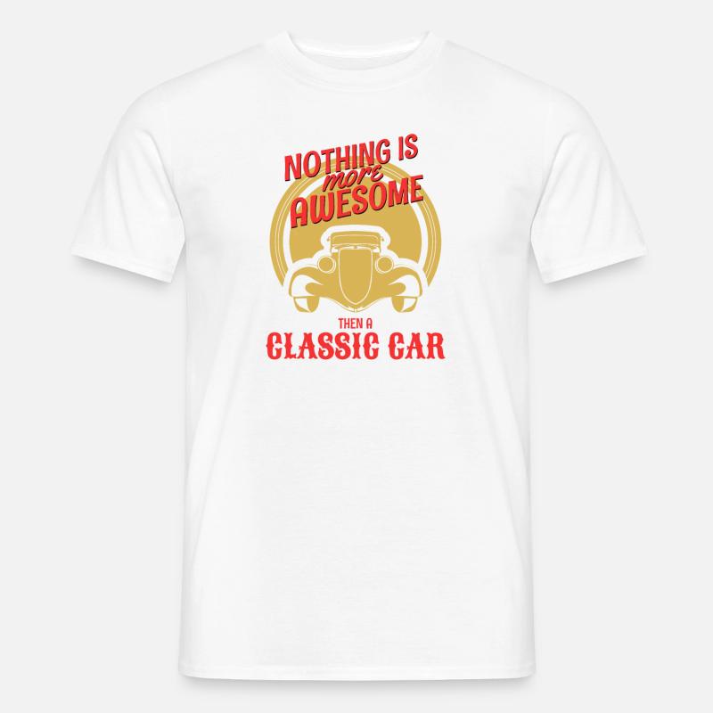 Klassisches Auto, Geschenk, Geschenkidee - Männer T-Shirt - Weiß