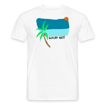 Luxus Hasskunst - Männer T-Shirt - Weiß - Vorne - AI Model Male 178 dark (178cm)