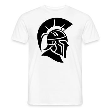 Sparta Guerrier Spartan - T-shirt homme - blanc - Devant - AI Model Male 178 dark (178cm)