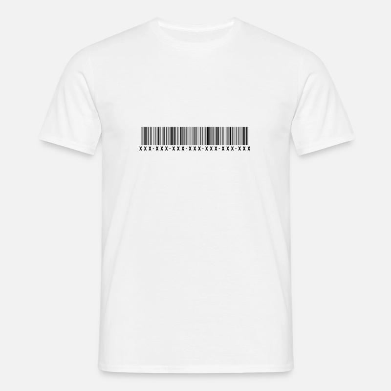 Barcode - Barcode - Strips - Codes - Men's T-Shirt - white