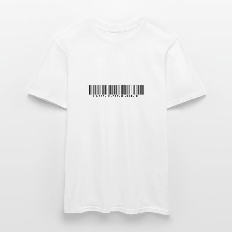 Barcode bar code strip codes Men's T-Shirt
