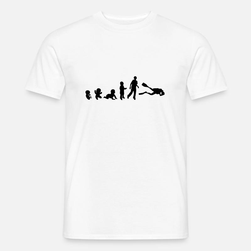 evolution sport diver - Men’s T-shirt - white
