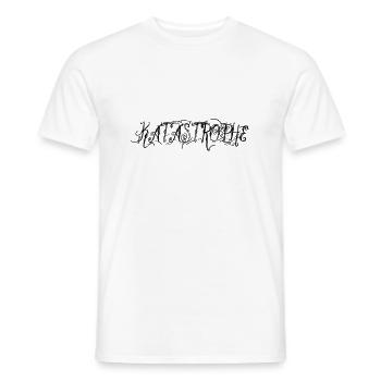 katastrophe - Männer T-Shirt - Weiß - Vorne - AI Model Male 178 dark (178cm)