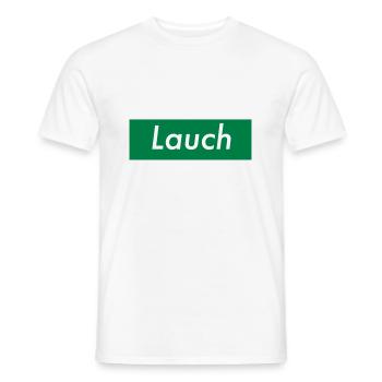 Lauch - Männer T-Shirt - Weiß - Vorne - AI Model Male 178 dark (178cm)