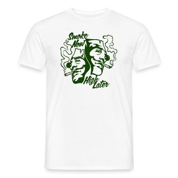 Unkraut Grafik - Männer T-Shirt - Weiß - Vorne - AI Model Male 178 dark (178cm)