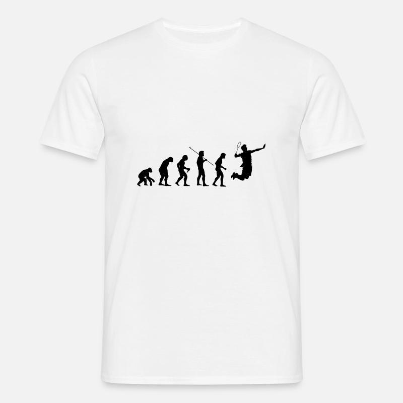 Badminton Badminton Evolution Badminton Player - Men's T-Shirt - white