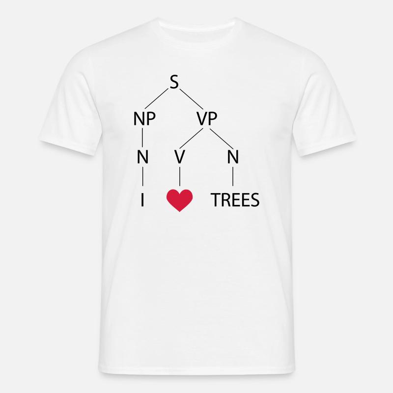 Syntax tree - Men's T-Shirt - white