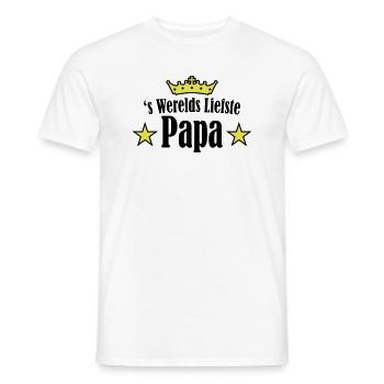 liefste papa 2 - Heren T-shirt - wit - Voor - AI Model Male 178 dark (178cm)
