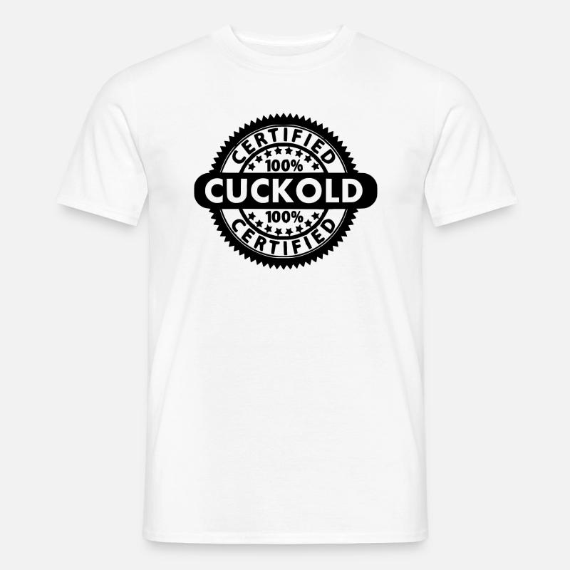 certified cuckold - Männer T-Shirt - Weiß