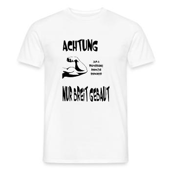 Schwinger, schwingen, Muskeln, Männergeschenk - Männer T-Shirt - Weiß - Vorne - AI Model Male 178 dark (178cm)