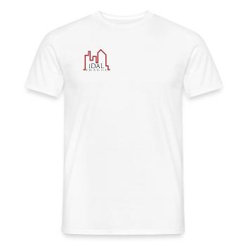 Tendance couleur 2023 - T-shirt homme - blanc - Devant - AI Model Male 178 dark (178cm)