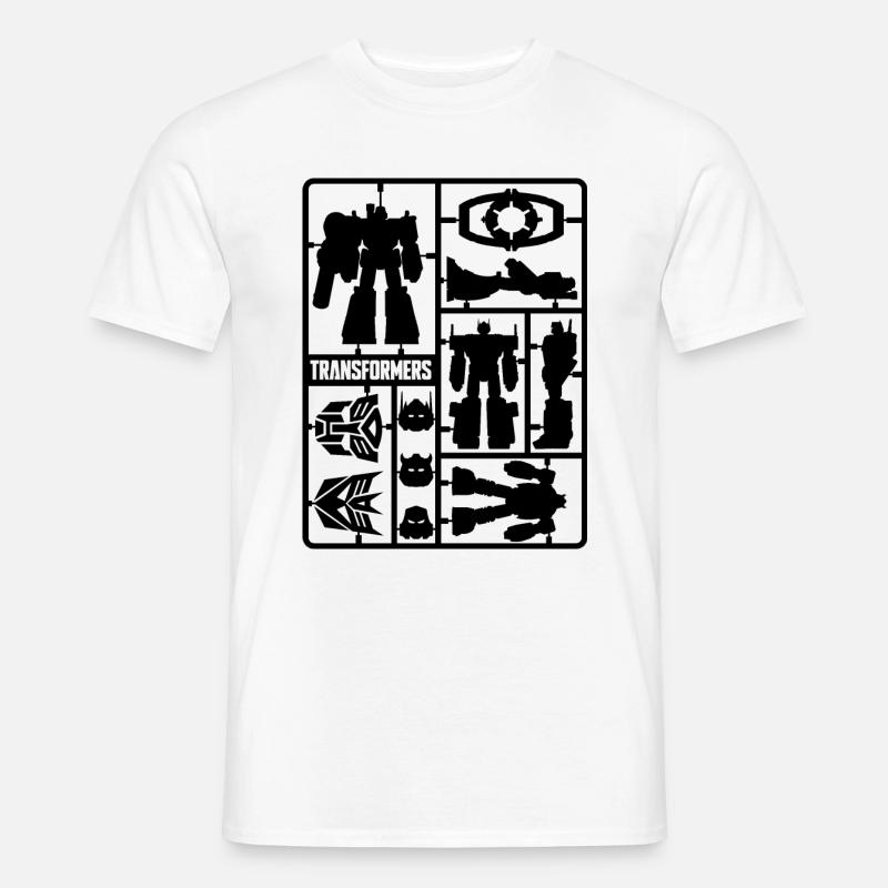 Transformers G1 Spielzeugset Design Schwarz - Männer T-Shirt - Weiß