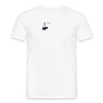 Drachenflieger - Männer T-Shirt - Weiß - Vorne - AI Model Male 178 dark (178cm)